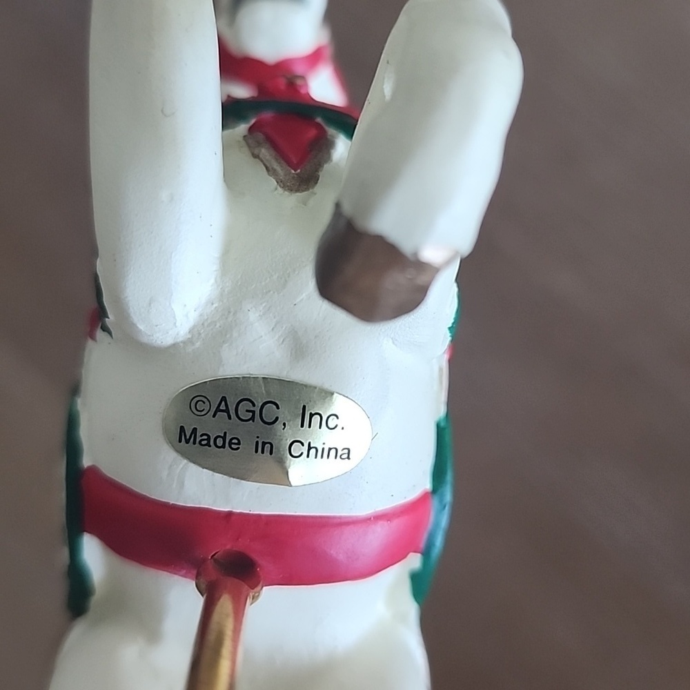 1994 Christmas Fantasy Carousel Unicorn Ornament Vintage American Greetings - Picture 6 of 6